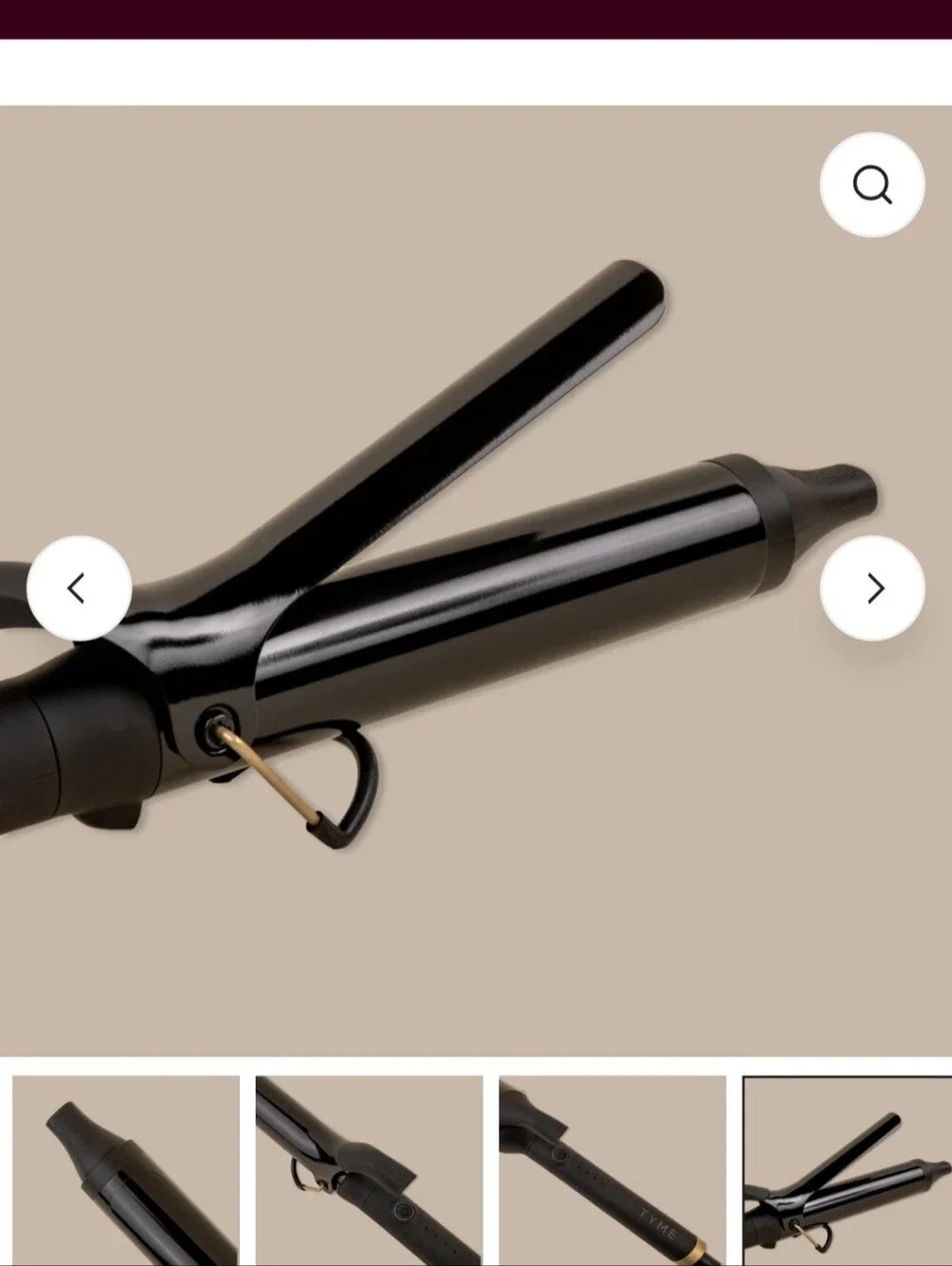 Tyme 1.25 Ceramic Curling Iron